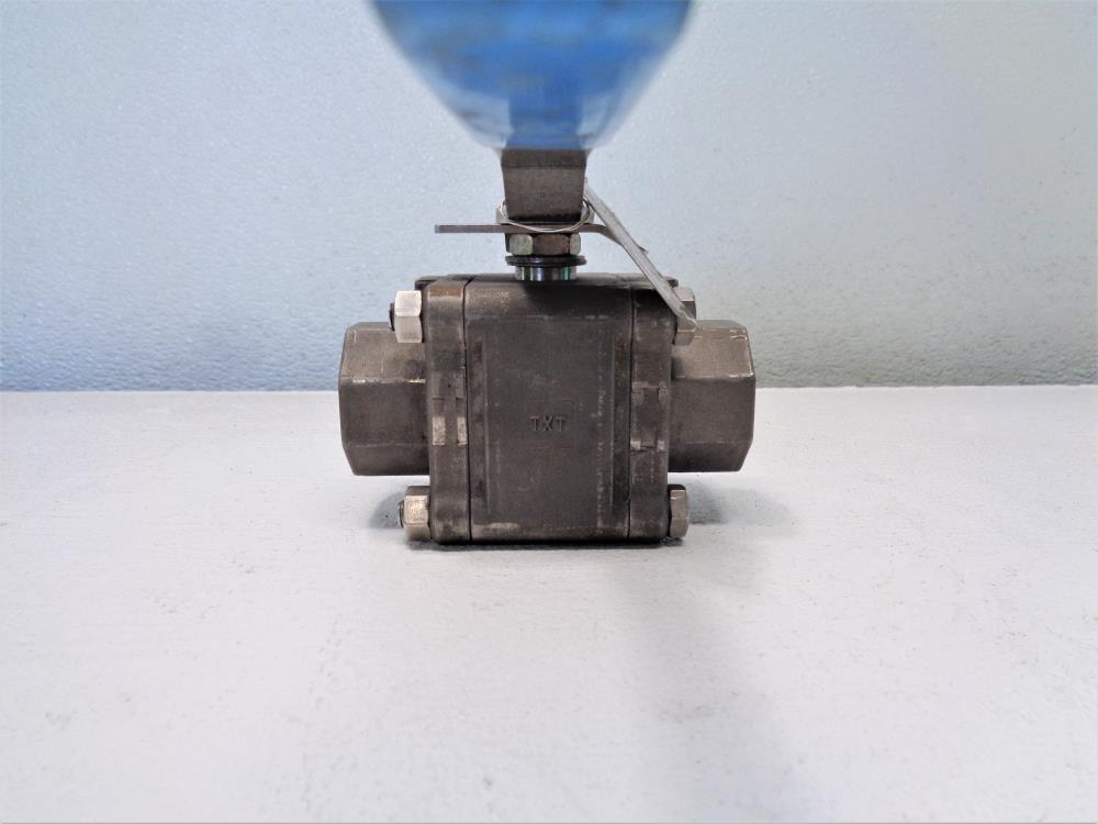 Cooper 1" 150# 2-Way 3-Pc Ball Valve, Inconel 825, Fig# 3B150SE-C-I82/00-FH